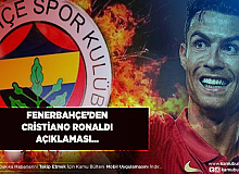 Fenerbahçe’den Cristiano Ronaldo Açıklaması