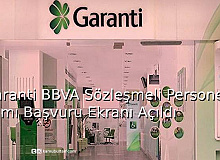 GARANTİ BBVA Sözleşmeli Personel Alımı Başvuru Ekranı Açıldı