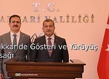 Hakkari'de Gösteri ve Yürüyüş Yasağı