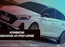 Hyundai i20 2022 Eylül Ayı Fiyat Listesi