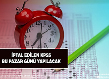 İptal Edilen KPSS Bu Pazar Yapılacak