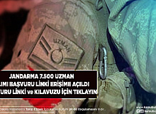 Jandarma Genel Komutanlığı 7.500 Uzman Erbaş Alımı Başvuru Linki Açıldı İşte Başvuru Şartları