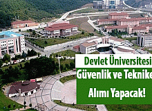 Kamu Üniversitesi Güvenlik ve Tekniker Alımı Yapıyor