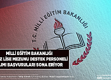Milli Eğitim Bakanlığı En Az Lise Mezunu Destek Personeli Alımı Yapıyor
