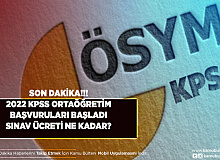ÖSYM Açıkladı 2022 KPSS Ortaöğretim Başvuruları Başladı Sınav Ücreti Ne Kadar