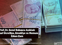 Prof. Dr. Şenol Babuşcu Açıkladı Asgari Ücretliye, Emekliye ve Memura Erken Zam