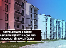 Sosyal Konuta 2 Günde Başvuran Kişi Sayısı Açıklandı