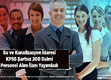 Su ve Kanalizasyon İdaresi 200 Daimi Personel Alım İlanı Yayımladı