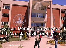 Süleyman Demirel Üniversitesi 13 Bin TL Maaşla Sözleşmeli Memur Alacak!