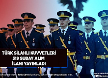 Türk Silahlı Kuvvetleri 319 Subay Alımı Yapıyor Kadro Dağılımları Açıklandı
