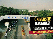 Üniversite Hastanesi KPSS Taban Puan Şartı Olmadan 15 Memur Alımı Yapacak