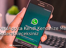 WhatsApp'ta Kendi Kendinize Mesaj Atabileceksiniz