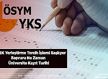 YKS EK Yerleştirme Tercih İşlemi Başlıyor Başvuru Ne Zaman Üniversite Kayıt Tarihi