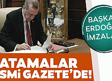 2 Ekim Atama Kararları Resmi Gazete'de Yayımlandı