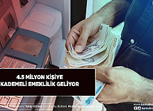4.5 Milyon Kişiye Kademeli Emeklilik Geliyor EYT’de Formül Netleşiyor