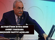 AK Parti’den İstifa Eden Fakıbaba Geçeceği Partiyi Açıkladı