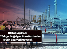 BOTAŞ Açıkladı İran-Türkiye Doğalgaz Boru Hattından 8 Gün Gaz Verilmeyecek