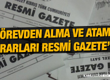 Çok Sayıda Kamu kurumuna Atama Yapıldı