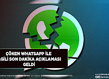 Çöken WhatsApp İle İlgili Son Dakika Açıklaması Geldi