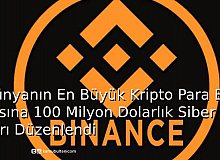 Dünyanın En Büyük Kripto Para Borsasına 100 Milyon Dolarlık Siber Saldırı Düzenlendi