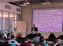 Eğitim-Öğretim Ödemeleri Başladı