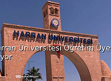 Harran Üniversitesi Öğretim Üyesi Alıyor