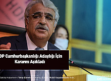 HDP Cumhurbaşkanlığı Adaylığı İçin Kararını Açıkladı