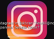 İnstagram'ın Bıktıran ‘Kendiliğinden Kapanma' Sebebi Nedir?