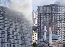 İstanbul'da Esenyurt'ta Rezidansta Yangın