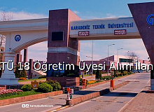KATÜ 18 Öğretim Üyesi Alım İlanı
