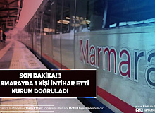 Marmaray'da 1 Kişi İntihar Etti Kurum Doğruladı