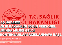Sağlık Bakanlığı 85 Bin Personel Alımında Müjde Geldi İller Göre Kontenjanlar Açıklanmaya Başlandı