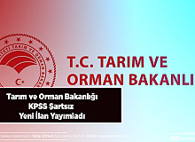 Tarım ve Orman Bakanlığı 40 Yaş Altı Personel Alıyor KPSS Şartı Aranmıyor Alımda Kura Çekilecek