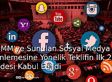 TBMM'ye Sunulan Sosyal Medya Düzenlemesine Yönelik Teklifin İlk 2Maddesi Kabul Edildi