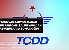 TCDD Yaş Şartı Olmadan Personel Alımı Yapıyor Başvurularda Sona Doğru