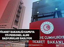 Ticaret Bakanlığı Kamuya 175 Personel Alımı Başvuruları Başlıyor