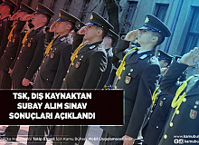 Türk Silahlı Kuvvetleri Dış Kaynaktan Subay Alım Sına Sonuçları Açıklandı