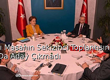 6'lı Masanın Sekizinci Toplantısından Da Aday Çıkmadı