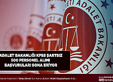 Adalet Bakanlığı Kamu Kurumlarına KPSS Şartsız 500 Personel Alımı Yapıyor