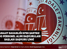 Adalet Bakanlığı KPSS Şartsız 500 Personel Alımı Başvuruları Başladı İşte Şartlar