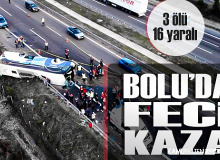Bolu'da otobüs devrildi! 3 ölü 32 yaralı var