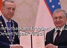 Cumhurbaşkanı Erdoğan'a En Büyük Devlet Nişanı Verildi