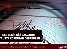 Ege Beşik Gibi Sallanıyor Üst Üste Depremler