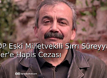 Eski HDP Milletvekili Sırrı Süreyya Önder’e Hapis Cezası