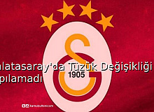 Galatasaray'da Tüzük Değişikliği Yapılamadı