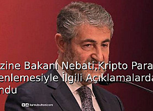 Hazine Bakanı Nebati,Kripto Para Düzenlemesiyle İlgili Açıklamalarda Bulundu