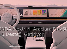 Honda, Elektrikli Araçlara PlayStation 5 Desteği Getiriyor