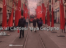 İstiklal Caddesi Yaya Geçişine Açıldı