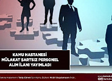 Kamu Hastanesi Mülakatsız Personel Alım İlanı Yayımladı Taban Puan Şartı Yok