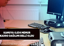Kamuya 6834 Memur Kadro Dağılımı Belli Oldu